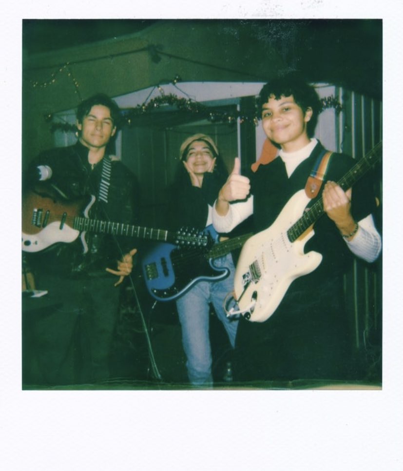 Polaroid from Navarro's first show.